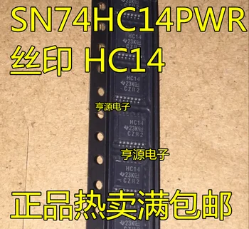 10 KS SN74HC14 SN74HC14PWR silk-displej HC14 nohy TSSOP - 14 originál