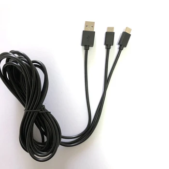 10pcs 3 m 2 v 1 typ C nabíjací kábel nabíjací kábel pre PS5 pre Xbox SeriesX pre Switch, herný ovládač