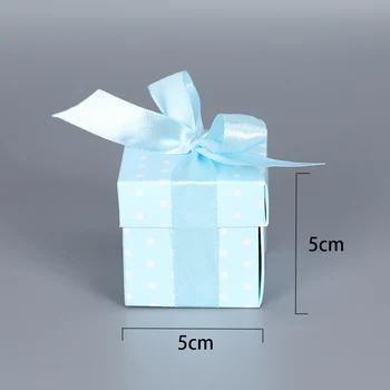 10pcs 5*5*5 cm Speck Candy Boxy Cestovné Darčeka Papier Svadby, Narodeniny, Vianoce Prospech Súčasnosti Boxy Balenie