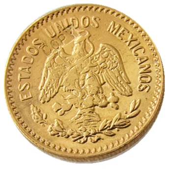 1959 Mexiko 10 Pesos pozlátená kópia mince