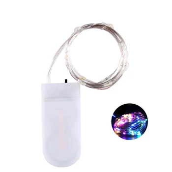 1M 10LEDs Nepremokavé Medi Mini Víla String Svetla Teplá Biela Výzdoba Lampa Vianočné Osvetlenie Domov Svadobná Výzdoba
