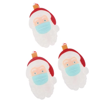 1pc Osobné Santa Claus Ozdoba na Vianočný Stromček PVC Prívesok Dekorácie