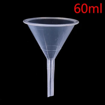 1Pcs Laboratórne prenos parfum Mini a jasné Biele Plastové Filter Funnel1/2
