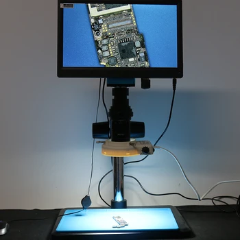 2019 FHD SONY IMX290 1080P Priemysel automatické Zaostrovanie Videa Mikroskopom Fotoaparát, Automatické Zaostrovanie, CS C Mount Kamery + 11.6 palcový FHD LCD Monitor