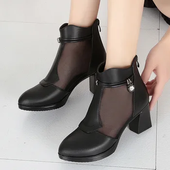 2019 Nové Elegantné Letné Ženy Sandále Drahokamu Oka Pohode Hrubé Topánky s Vysokým Podpätkom Topánky Sandále Módne Topánky Veľkosť 42