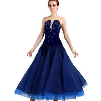 2019 Nový Kostým Predaj Ballroom Dance Sukne Najnovší Dizajn Žena Moderné Valčík Tango Šaty/standard Súťaže Šaty MQ065