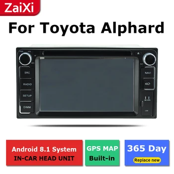 2Din Pre Toyota Alphard 2002 2003 2004 2005 2006 2007 2008 Auto Android Rádio Multimediálny Prehrávač, GPS Navigáciu IPS Displej