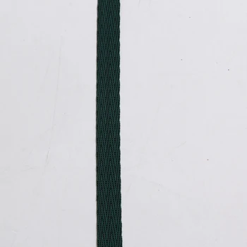 3/8 palca zelená farba herrignbone nylonové pásky 10 mm šírka 0.6 mm hrúbka