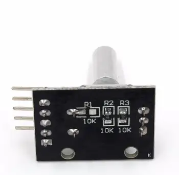 360 ° Rotačný Encoder Module Pre Arduino Tehla Senzor Prepínač Vývoj Doska KY-040 S Kolíkmi Konektor