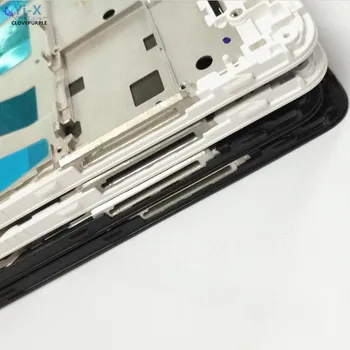 5 KS/Veľa Black/Whtie pre Redmi Note4X Predný LCD Bývanie Uprostred Modularitou Rám Rám Náhradné Diely pre Xiao Redmi Poznámka: 4X