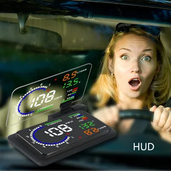 6-palcový Mobilný Telefón Držiak na GPS Navigáciu Obrázok Reflektor Auto Dash Mount pre HUD Smartphony F-Najlepšie