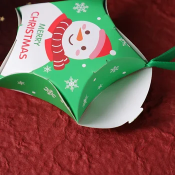 8pcs Star Tvar Vianočné Darčekové Krabice Snehuliak Darčeková Taška Santa Claus Candy Box Vianočné Dekorácie Pre Domov Firmware Nový Rok 2020 2021