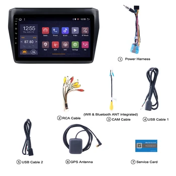 9 palcový Android 8.1 Auto DVD Multimediálny Prehrávač Pre Suzuki Swift 2017 2018 2019 GPS Navigácie Rádio Stereo príslušenstvo autoradio