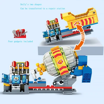 AULDEY Super Fighter Dayong Požiaru Truck malých častíc bloky sú kompatibilné s Lego bloky vzdelávacie hračky pre deti
