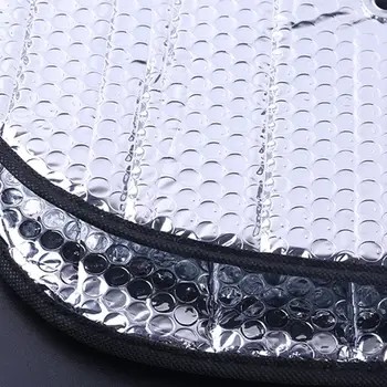 Auto Letné Slnko krytie Tepelné Izolácie, Hliníkové Fólie Slnečník prísavky Stanovenie Špeciálne Sklo pre Tesla Model3