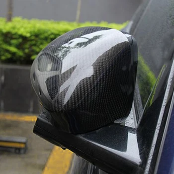 Auto Príslušenstvo Uhlíkových Vlákien Bočné Spätné Zrkadlo Rám, Kryt Nálepky Shell Chránič Dekorácie pre Jaguar XE XF X260 XJ X351
