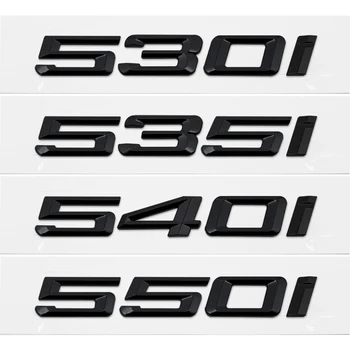 Auto-styling pre BMW 5 6 Série 530i 535i 540i 640i 645i 650i F10 X4 X5 M3 E39 List Zadné Ostrohové Znak Nálepky Auto Číslo Odznak