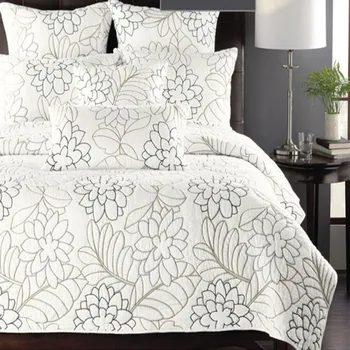 Bavlna 3ks výšivky patchwork deka s vankúš sham king size aircondition posteľ kryt/prehoz cez posteľ doprava zadarmo
