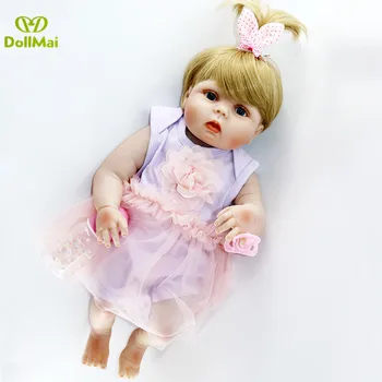 Bebe Skutočné znovuzrodenie bonecas 57cm Realisticky Reborn Baby Doll novorodencov dievča Dievčatá celého Tela Vinyl Silikónové bábika pre dieťa darček