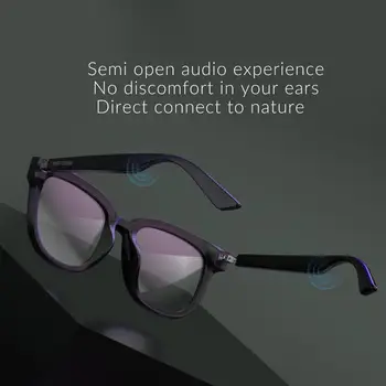 Bezdrôtové Nepremokavé Bluetooth Basové hi-fi Smart Okuliare SmartTouch Hands-Free Volanie Hudby Anti modré svetlo Sunglasse S Mikrofónom