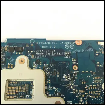 BIVS3/BIVE3 LA-D061P základná Doska PRE Lenovo Ideapad 500S-13ISK E31-80 Notebook Doske SR2EZ I7-6500U DDR3L Plne Testované