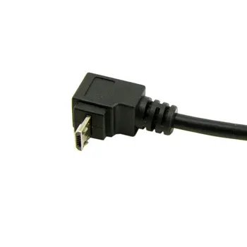 Cablecc 1m Až Uhle 90 Stupňov, Micro USB Samec na USB nabíjací Kábel pre Mobilný Telefón & Tablet