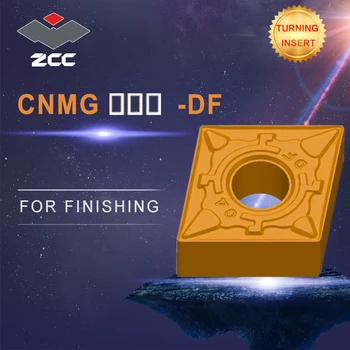 Cnc vložky 10pcs/veľa CNMG0120408-DF sústruh rezné nástroje potiahnuté spekané karbidy sústruženie vložky ocele dokončovacie