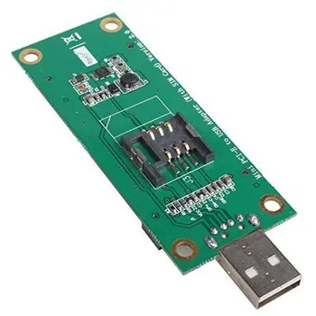 CYSM PCI-E Wireless WWAN na USB Adaptér s Kartou SIM Kartu Modulu Nástroje pre Testovanie