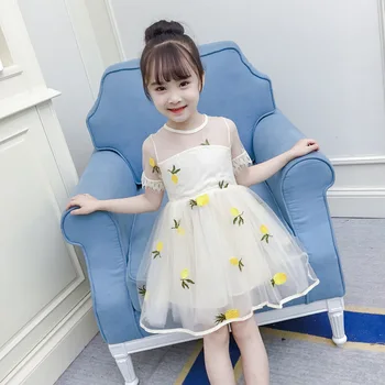 Dievčatá Šaty 2019 Nový Detí Princezná Šaty Dievčatko kórejský Letné Šaty.
