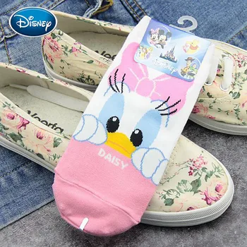 Disney Baby Ponožky Roztomilý Kreslený krátke ponožky jar a v lete cartoon Mickey Minne neviditeľné ponožky čln