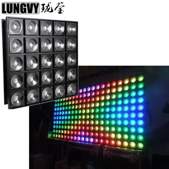 Doprava zadarmo 2ks/Veľa 25*30W RGB 5x5 Matice Blinder Svetlo pre DJ Show DMX Led Efekt Fáze Svetlo