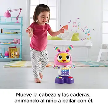 Fisher-Price-interaktívne Robot Robita-ružová a fialová-vzdelávacie hračky- (Mattel FBC99)