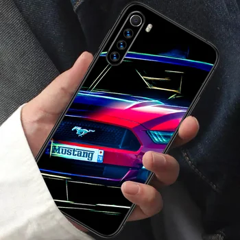 Ford Značky Mustang GT Telefón puzdro Pre XIAO Redmi Poznámka 5 7 8 T 9 6A 7A 8A 9S K 20 30 Pro black Shell Tpu Kryt Dosť Coque