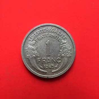 Francúzsko 1 Frank Mince Eú Edition Európa Reálne Pôvodná Používané Mince Staré Náhodné Rok