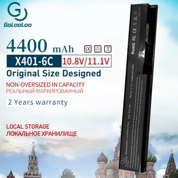 Golooloo 4400mAh A32-X401 Notebook Batéria Pre ASUS X301 X301A X401 X401A X501A A31-X401 A41-X401 A42-X401 F401 F501 F301 S401 S50