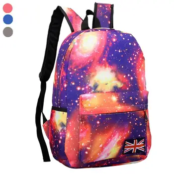 Hot predaj Galaxy Vzor Unisex Cestovné Batoh Plátno Voľný čas, Tašky, Školské tašky Mládež Trend školy Hviezdne nebo batoh #xxf