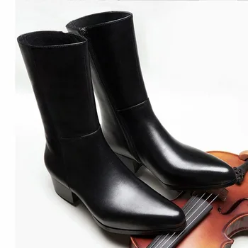Jesenné a zimné Cheshire Topánky pánske kožené topánky poukázal na blízkom trubice topánky luxusné kožené topánky top kožené pánske Topánky