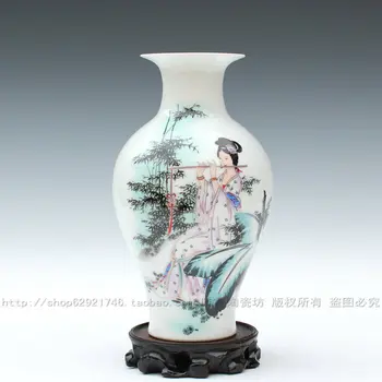 Jingdezhen keramiky prášok smalt váza Malá váza, dekorácie, vybavenie výrobkov