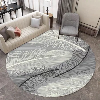 Kola feather koberec, veľká obývacia izba /spálňa koberec visí kôš/závesné kreslo/rohože
