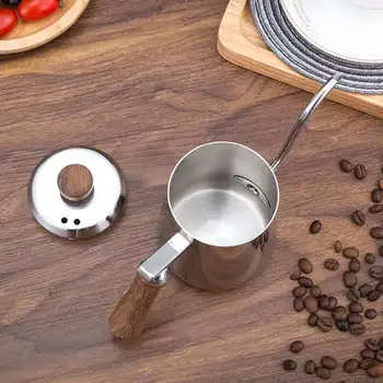 Kávovar z nerezovej ocele hrniec gejzír gooseneck kanvica odkvapkávaniu kávy nástroje filter na kávu studené pivo, hrnce kuchynské doplnky