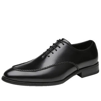 Luxusné Obchodné Oxford Kožené Topánky Mužov Priedušná Formálne Šaty, Topánky Muž Office Svadobné Bytov Obuvi Zapatos Hombre