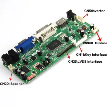 M. NT68676 Radič rada Driver Kit pre LP156WF1(TL)(C1)/(TL)(C2) 1920X1080 panel Displeja VGA LCD HDMI DIY DVI, LED