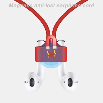 Magnetické Anti Stratil Slúchadlá Popruh Pre Airpods 1/2/3 Magnetické String Lano Pre Bluetooth Slúchadiel, Mäkké Silikónové Slúchadlá Kábel