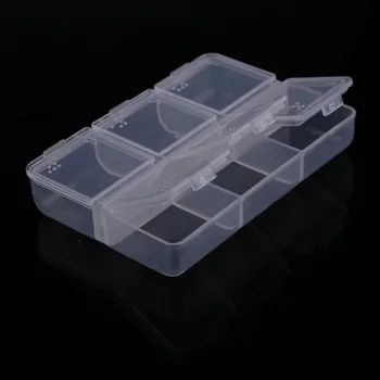 Mini Prenosné Plastové Medicíny Tablety Skladovanie Prípade Box Jasné Pilulku Splitter Prípadoch Medicíny Dávkovač Týždenný Pilulku Organizátor 6Cell