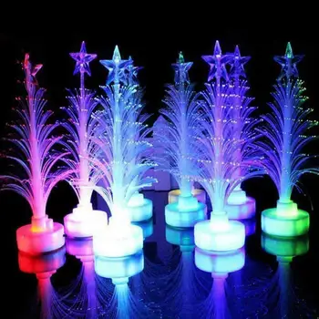 Mini Vianočný Strom/Snehuliak/Santa Farbu Meniace LED Lampa Domov Bar Strany Strom Ornament Home Table Party Dekor Kúzlo Ideálny Prítomný