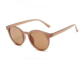 Najnovšie módne dievča Retro Okrúhle slnečné Okuliare Ženy Značky Dizajnér Vintage Gradient Odtiene Slnečné Okuliare UV400 Oculos Feminino Lentes
