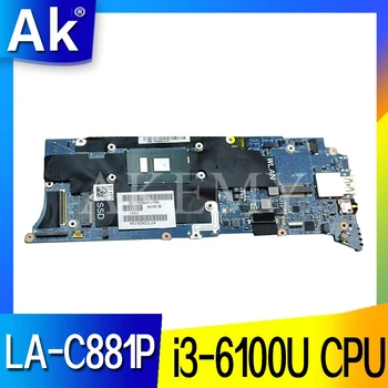 Notebook základná doska Pre DELL XPS 9350 Doske CN-07H0VJ 07H0VJ LA-C881P SR2EU i3-6100U CPU