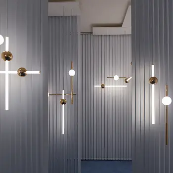 Nové arrical Post moderný jednoduchý jedáleň prívesok svetlá foyer spálňa kaviareň dekorácie LED droplight kovu, skla lampa
