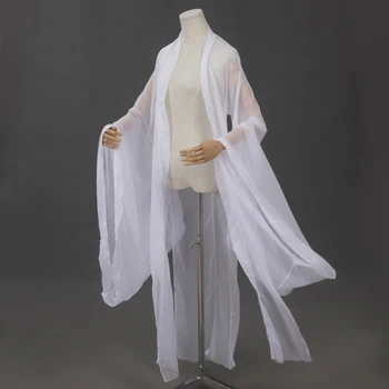 Nové Dospelých Hanfu Kostým Kabát Biela Víla, Čínske Tradičné Oblečenie Pre Ženy Klasického Tanca Ľudový Tanec Nosenie NV14195