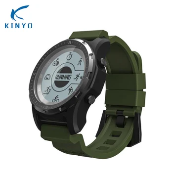 Nové S966 Smart Hodinky Mužov Fitness GPS Tracker Náramkové hodinky Vodotesný ip67 Kompas S966 Smartwatch Šport Hodiny Tepovej frekvencie